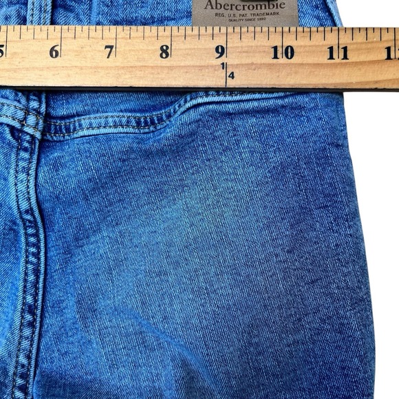 Abercrombie Kids High-Rise Wide Leg Denim Jeans Girls Size 9/10 Casual Active - Picture 12 of 14